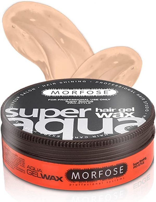 MORFOSE Aqua Hair Wax - 175 ml. Professional Hair Care For An Incredible Shine And Strong Hold by MORFOSE