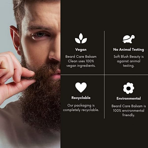 Morfose Ossion Bálsamo para barba Beard Care, 100 ml, para el pelo suave y cuidado de la barba